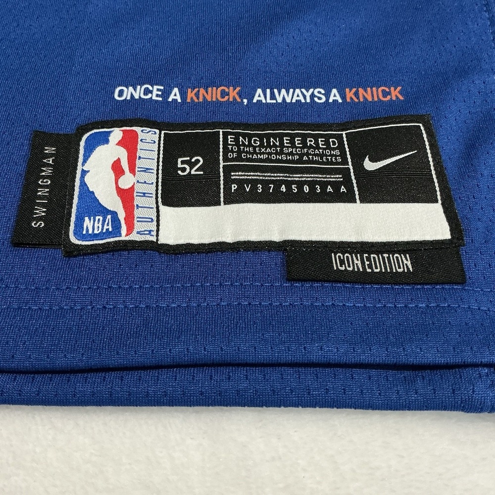 New York Knicks Robinson 23 Swingman Icon Edition Jersey Blue size 52 / XL - Picture 3 of 12